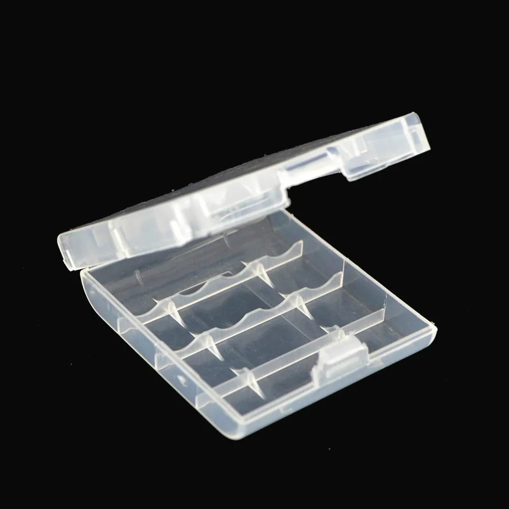 8pcs/lot New Color Battery Holder Box AA AAA Hard Plastic Storage Box Cover for 14500 10440 Battery Storage Box images - 6