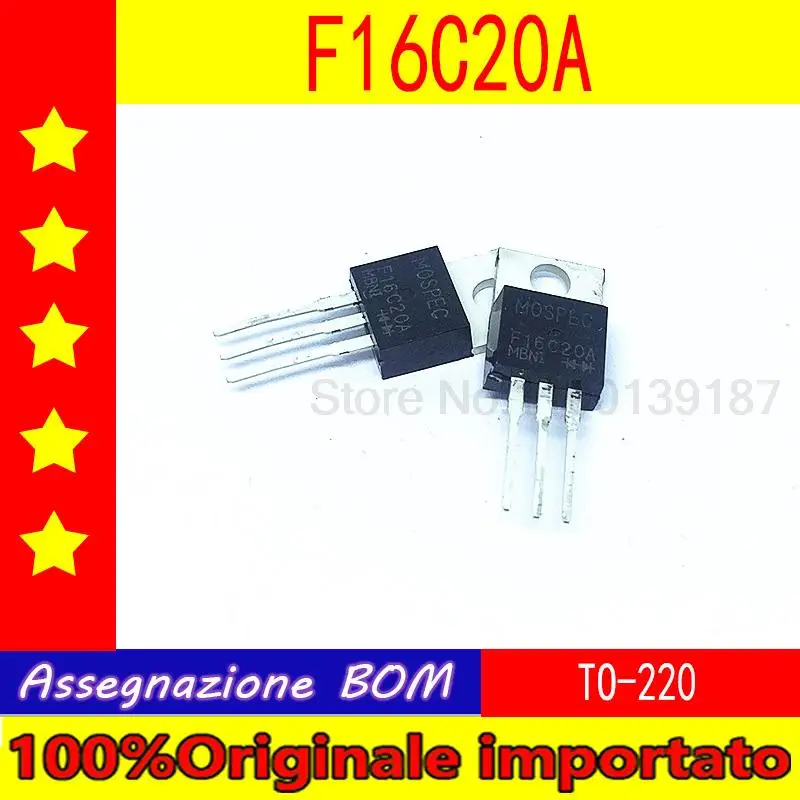 

(Gongyang) F16C20A (Gongyang) F16C20C TO-220 Диод Быстрого Восстановления