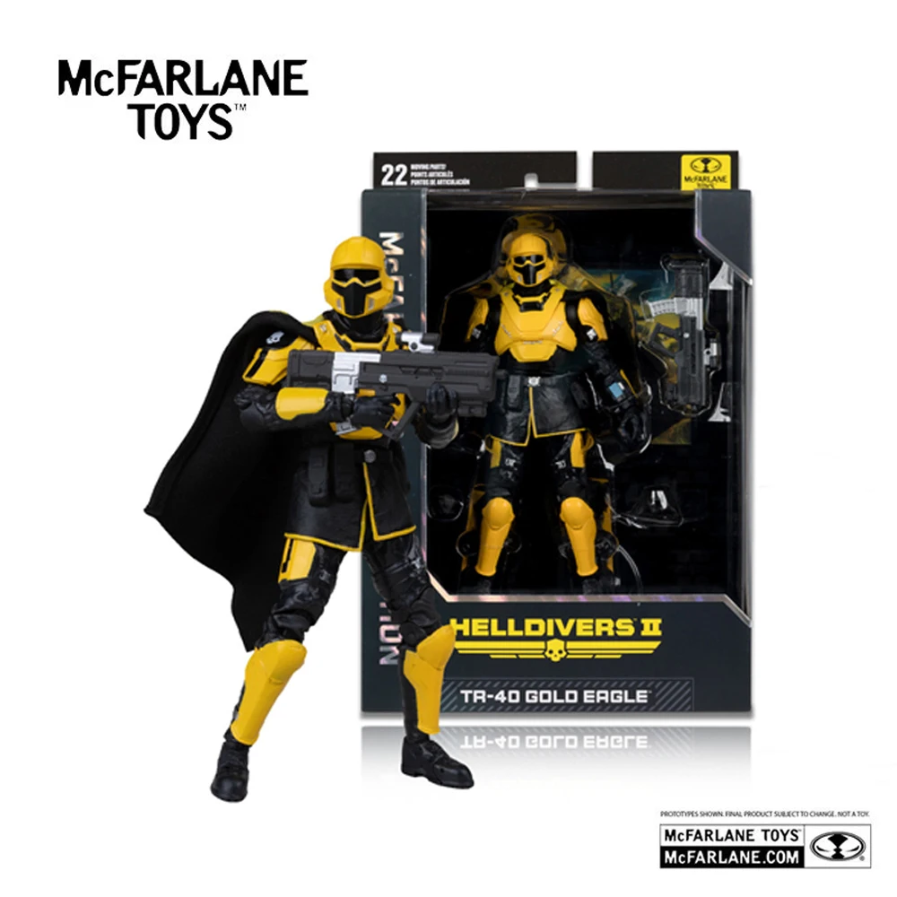 Фото Игровая фигурка Mcfarlane Toys Helldiver II T4-40 Gold Eagle Armor 7