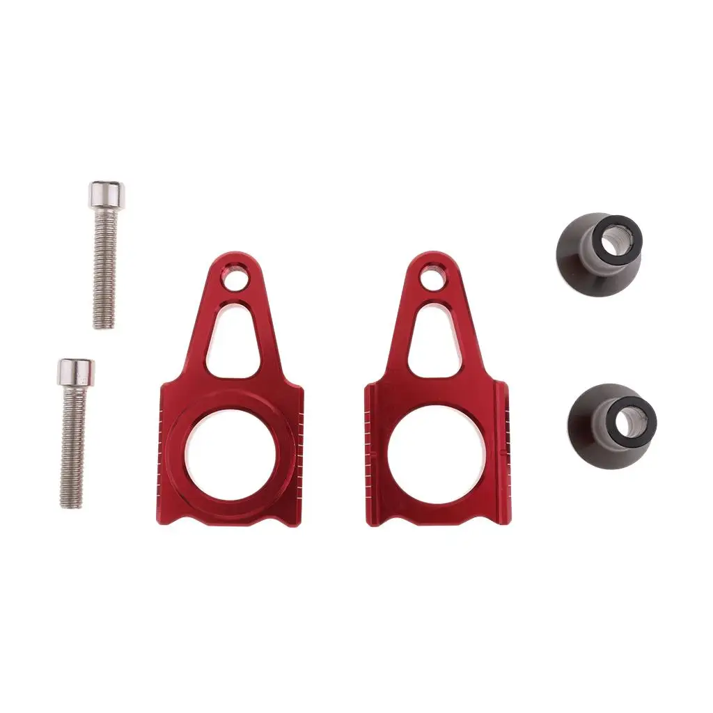 

CNC Rear Chain Adjuster Axle Blocks with Bolts for CRF250R 2004-2014