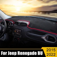 for jeep renegade bu 2015 2019 2020 2021 2022 lhd car dashboard cover dash mat sun shade pad carpets trim non slip accessories