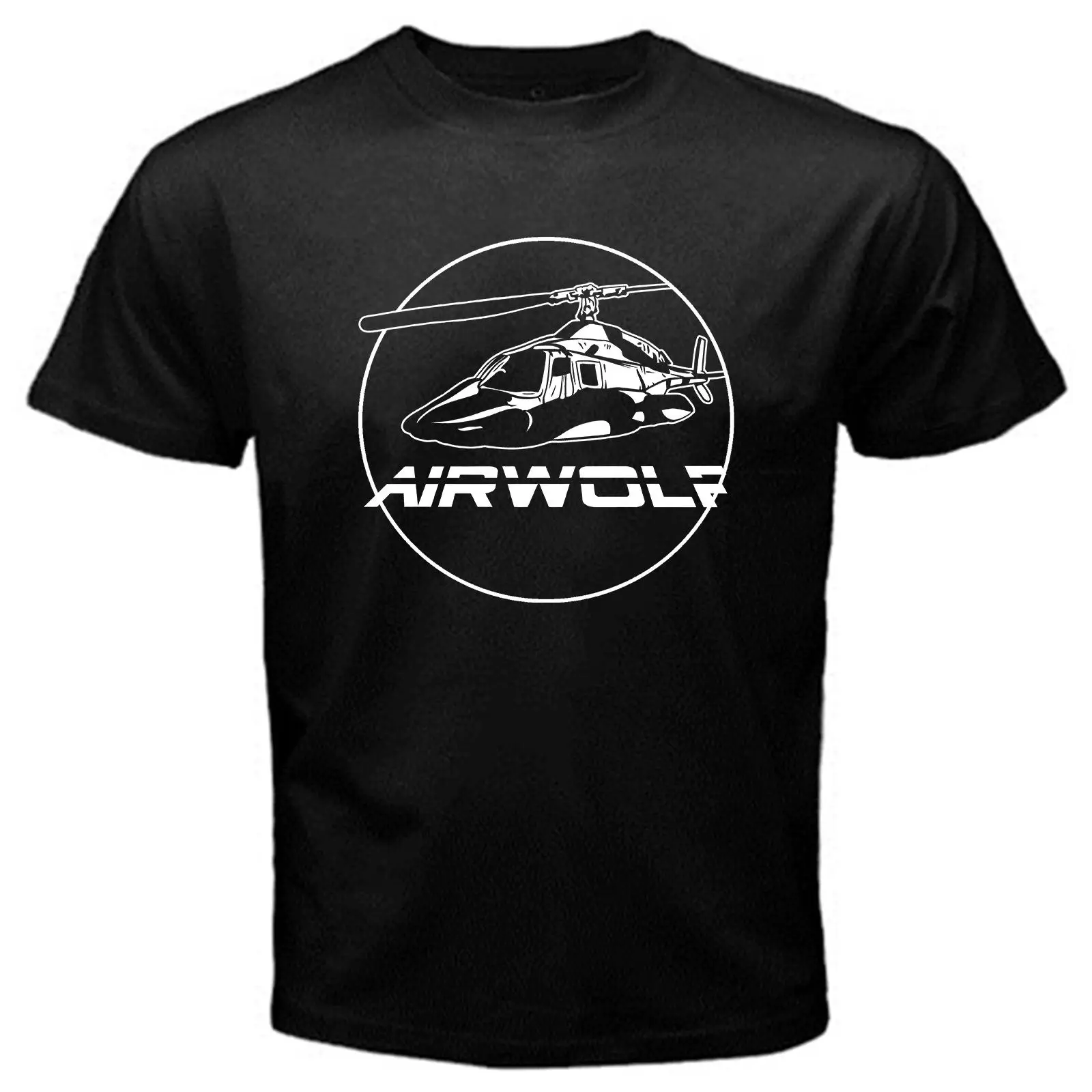 

Summer Style Airwolf 1 Santini Hawke 80'S Tv Vintage Lost Alcatraz T-Shirt Black Hot Sale 100% Cotton Tee Shirt Unisex