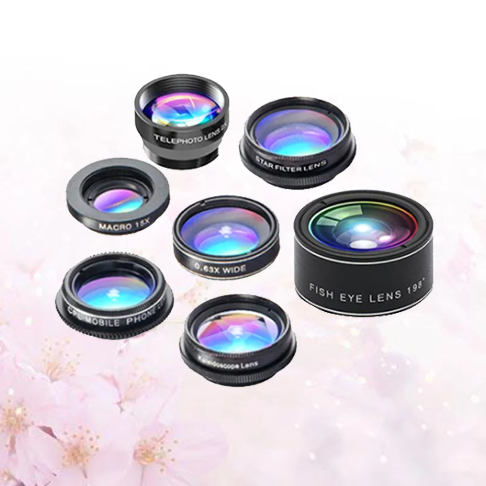 

7 Smartphones Lens Mobile Camera Lens Set Camera Lens Kit Optical Mobile Lens