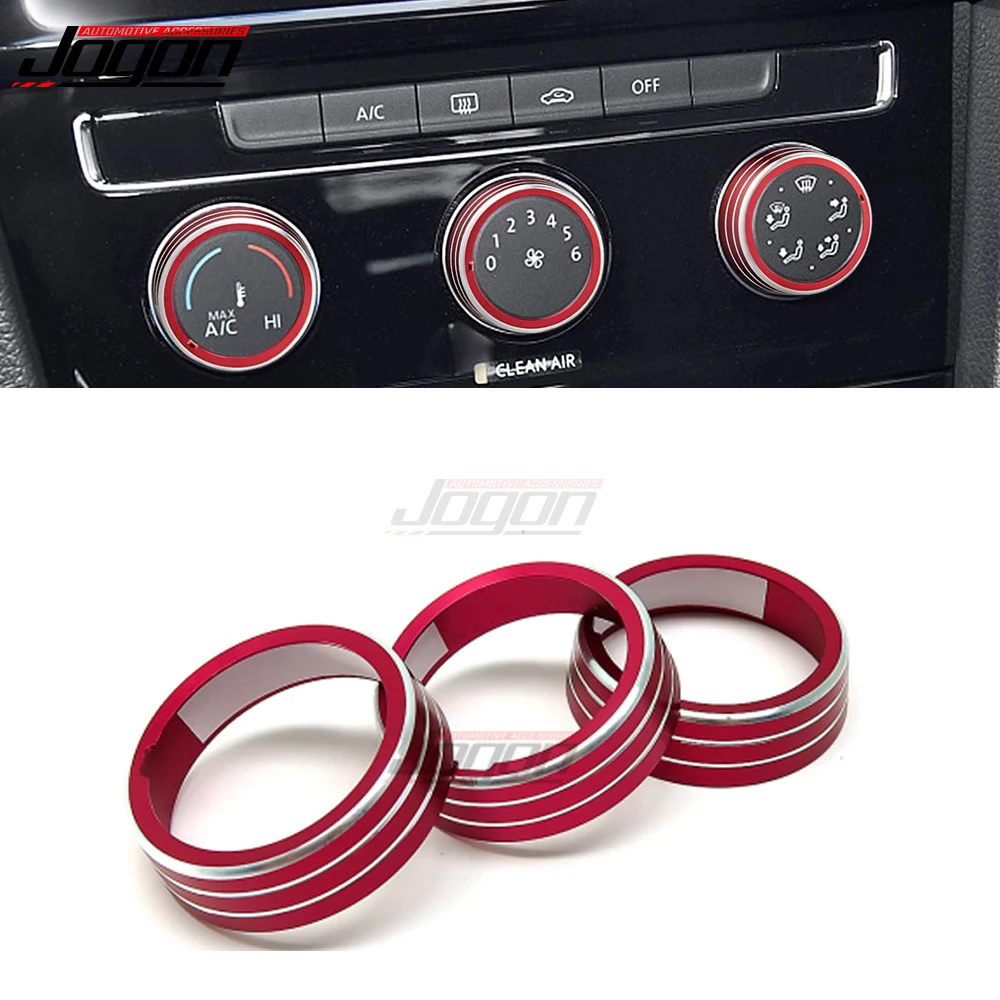 

Для VW Volkswagen Golf MK7 MK7.5 Golf 7, ручка кондиционера, кольцо крышки двигателя автомобиля, кнопка запуска и остановки, кольцо, накладка на крышку зажигания