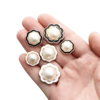 10pcs handmade ornaments plastic diy sewing accessories pearl clothing buttons shirt buttons needlework