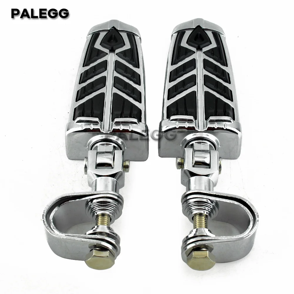 Хромированные Подножки Для Мотоцикла Регулируемое Защитное Крепление Двигателя