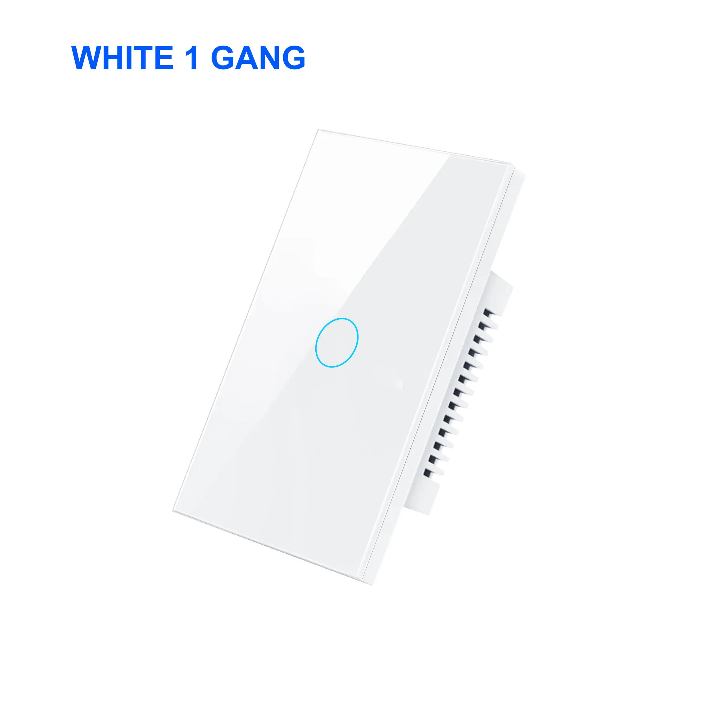 Умный выключатель GIRIER, США, без нейтрального провода, Wi-Fi, сенсорный настенный выключатель US 100-240 В, 1, 2, 3 клавиши, работает с Alexa Hey Google