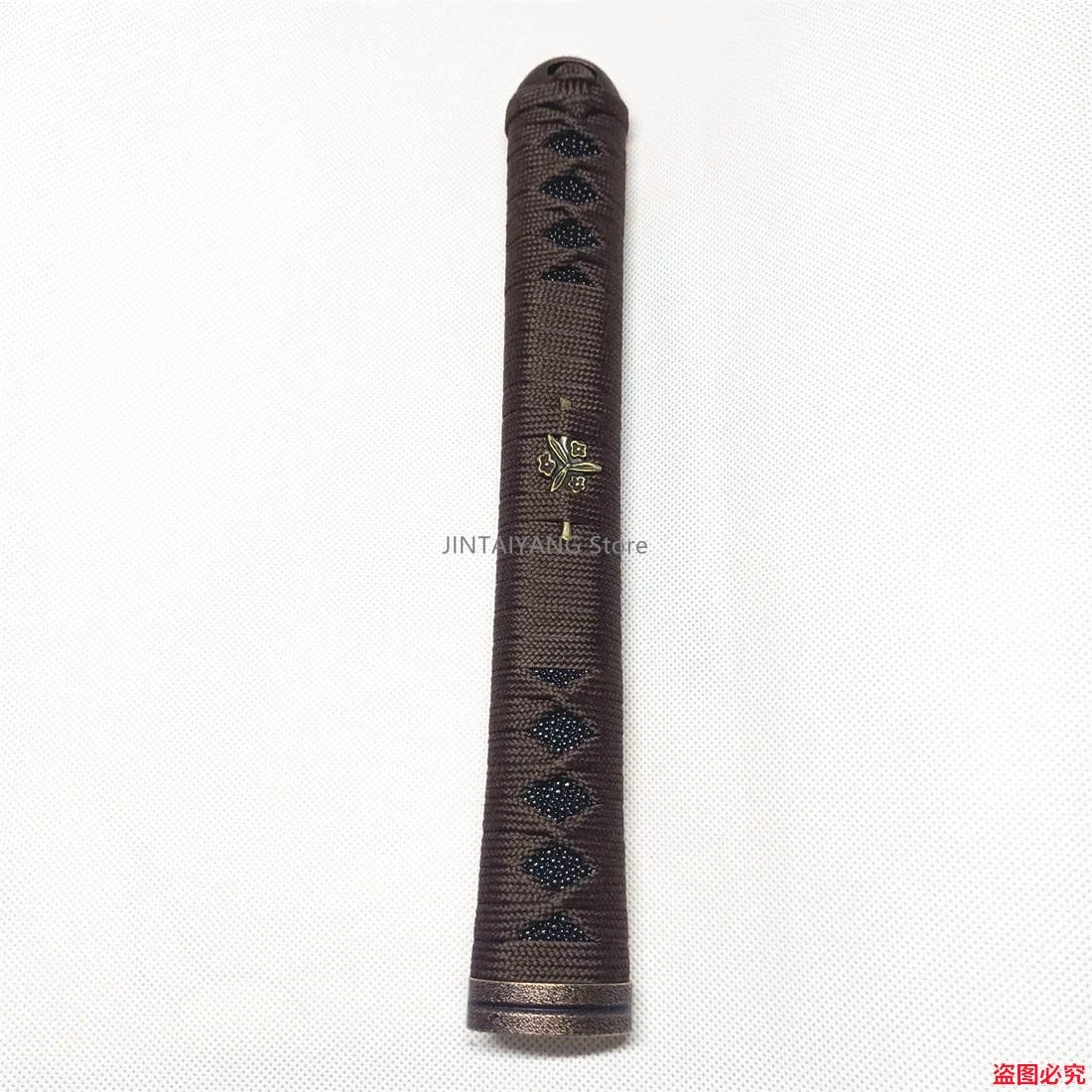 Рукоятка 27 см Rikko Tsuka из сплава Fuchi Kashira, шелковая фитинги для японского самурая, катаны, меча, аксессуары для ручек (art.: 3920cd5355902) - 3920cd5355902