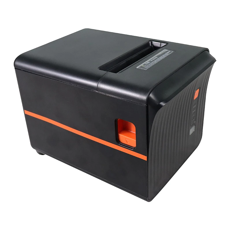 Desktop 80mm Auto-cut Printer with Bluetooth USB Connection LAN Ethernet WIFI Interfaces Thermal Printer Fast Printing Speed