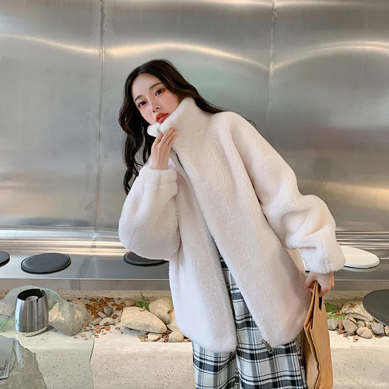 Women real mink coats female mink fur coat genuine long fur coat ladies winter clothes oversize 6xl 5xl 7xl Imitation fur coats