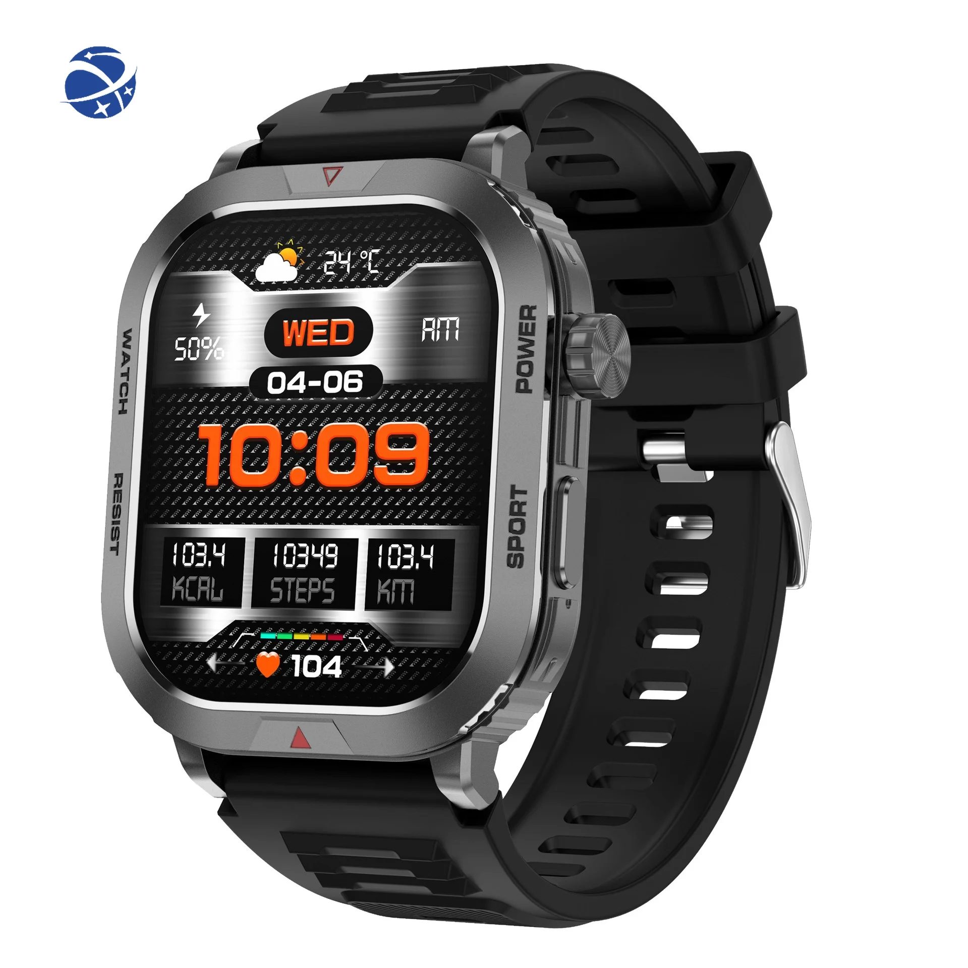 Смарт-часы ZW66 с большим HD-экраном 49 мм