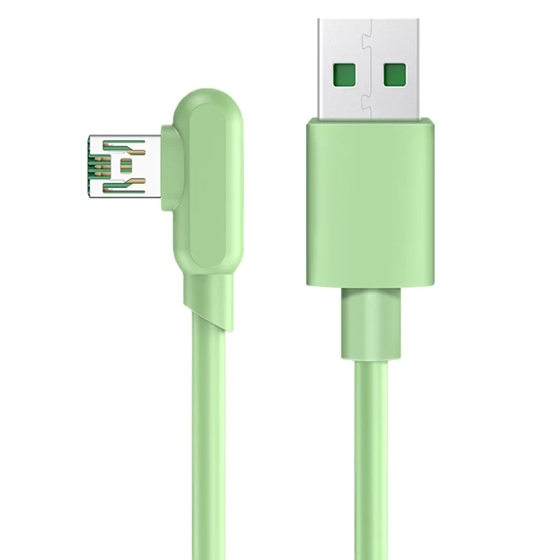 

HSYK 90 degree elbow Charger Cable,Lightning USB,1M 2M Quick Charging USB Muticolor,for Apple and Android,Safer charger cable