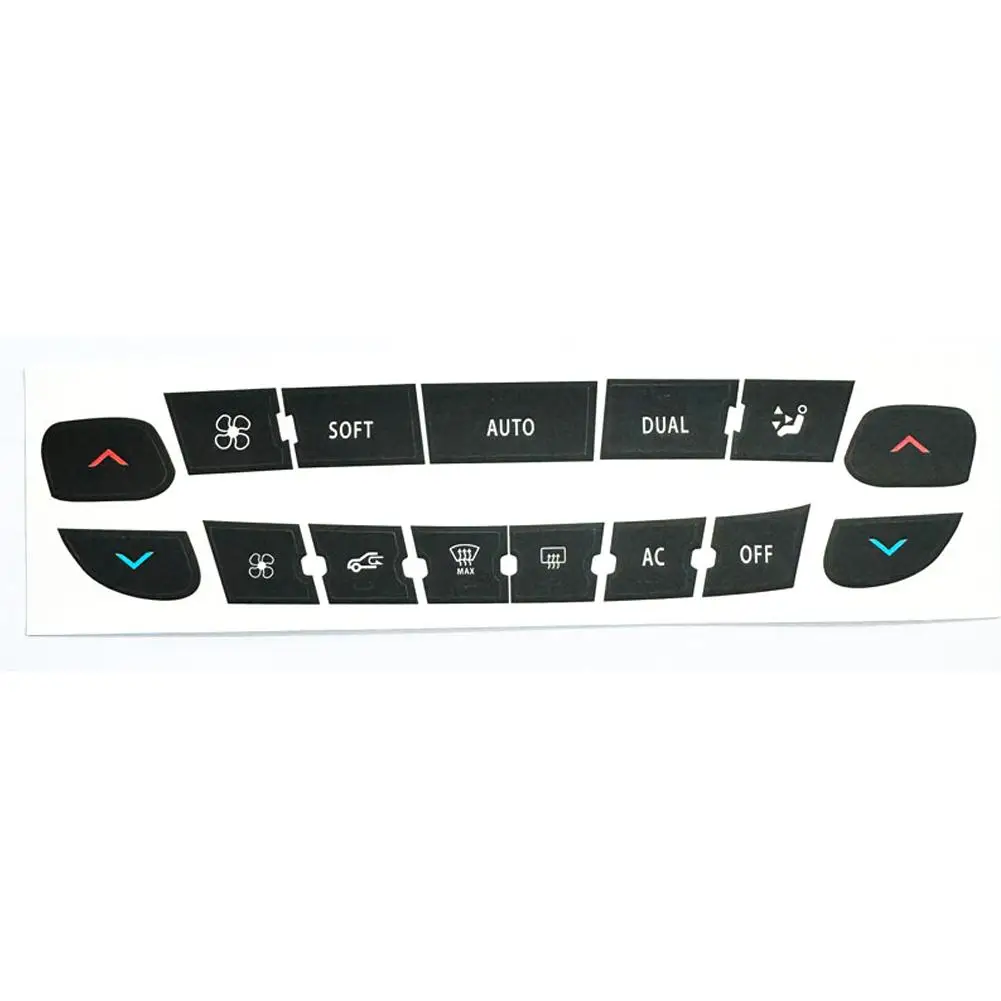 

Ремонт кнопки автомобиля, наклейка, наклейка для ремонта кнопки климат-контроля кондиционера, наклейка для Renault Megane/Master/Scen