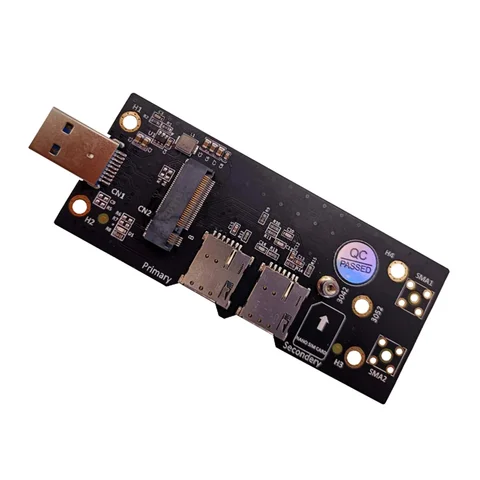Адаптер M2 — USB 3, карта расширения USB 3.0 — M.2 B Key NGFF с двумя слотами для SIM-карты NANO для переходной карты модуля 3G/4G/5G