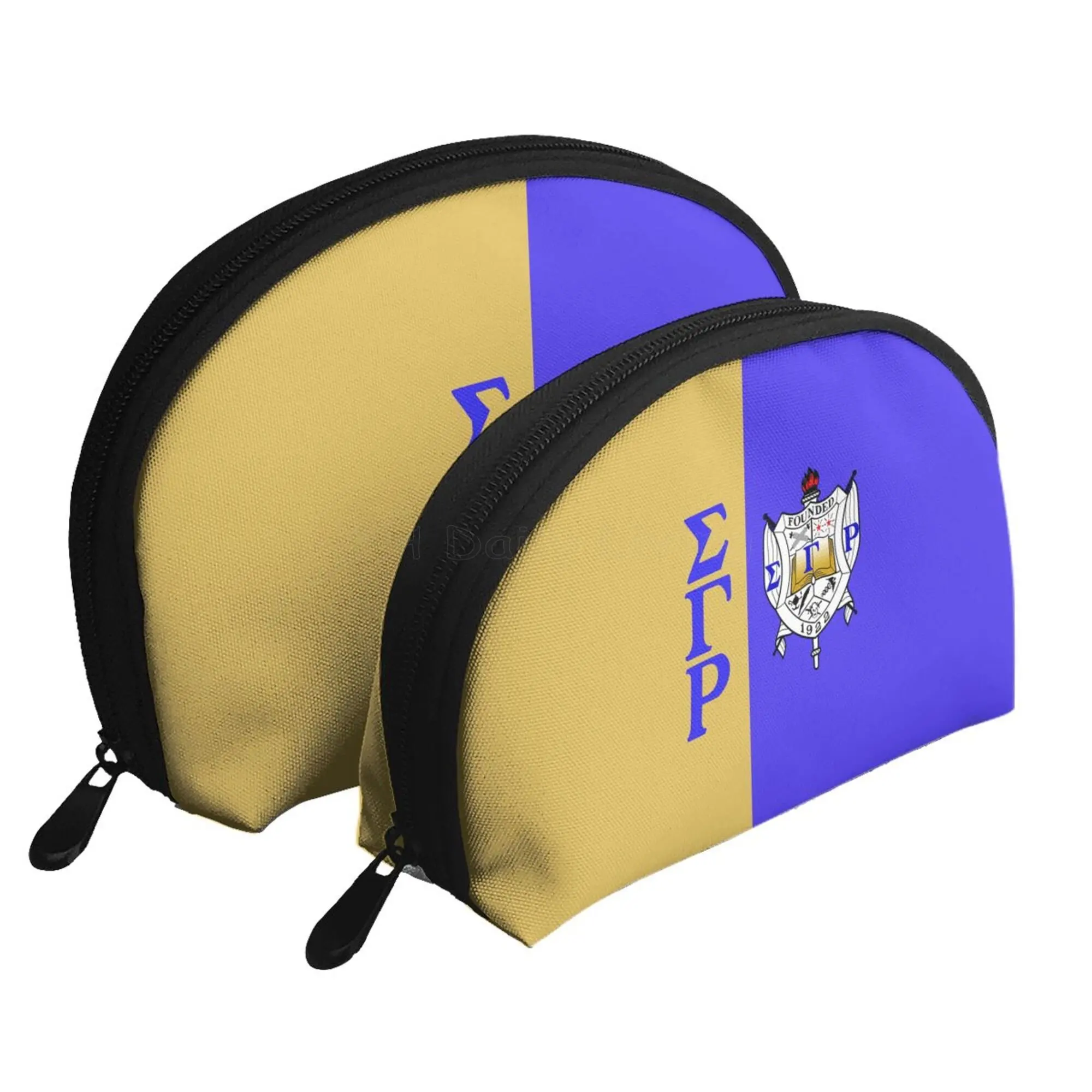 

Cmxljwyt Sigma Gamma Rho Portable Bags Clutch Pouch Hand-Held Makeup Purse with Zipper Travel Storage Bag Organizer Cosmetic Bag