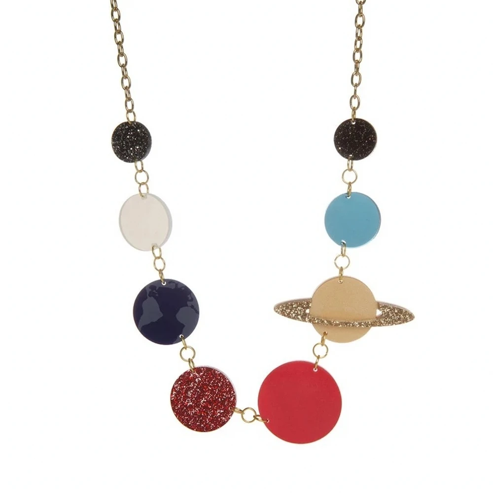 

Fashion Universe Planet Necklace Solar System Star Necklace Eight Planets Bead String Necklace Perfect Party Gift For Friends