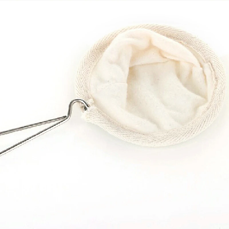 

Многоразовые мешки для фильтров для кофе, фланелевые тканевые ситечки, сетчатые пищевые фланелевые чайные пакетики