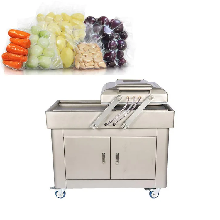 

1/2 chamber semi automatic vacuum sealer for meat/food/tea/cloth