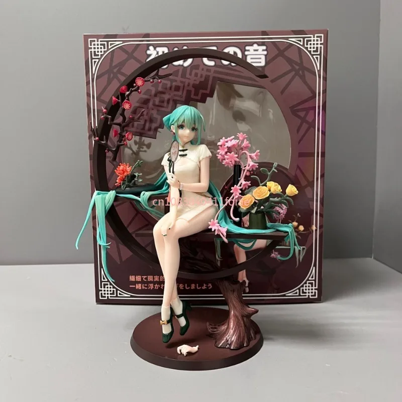 В наличии Cheongsam Shaohua Hatsune 1/7 сидячая сцена игрушки и подарочная коллекция