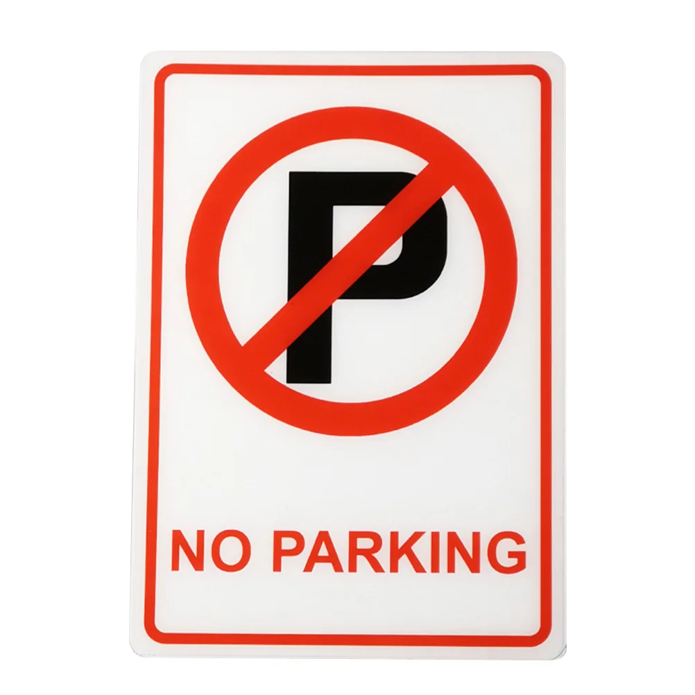 

No Parking Sign Symbol Signs Weather Resistance Caution Roads Acrylic Weather-resistant