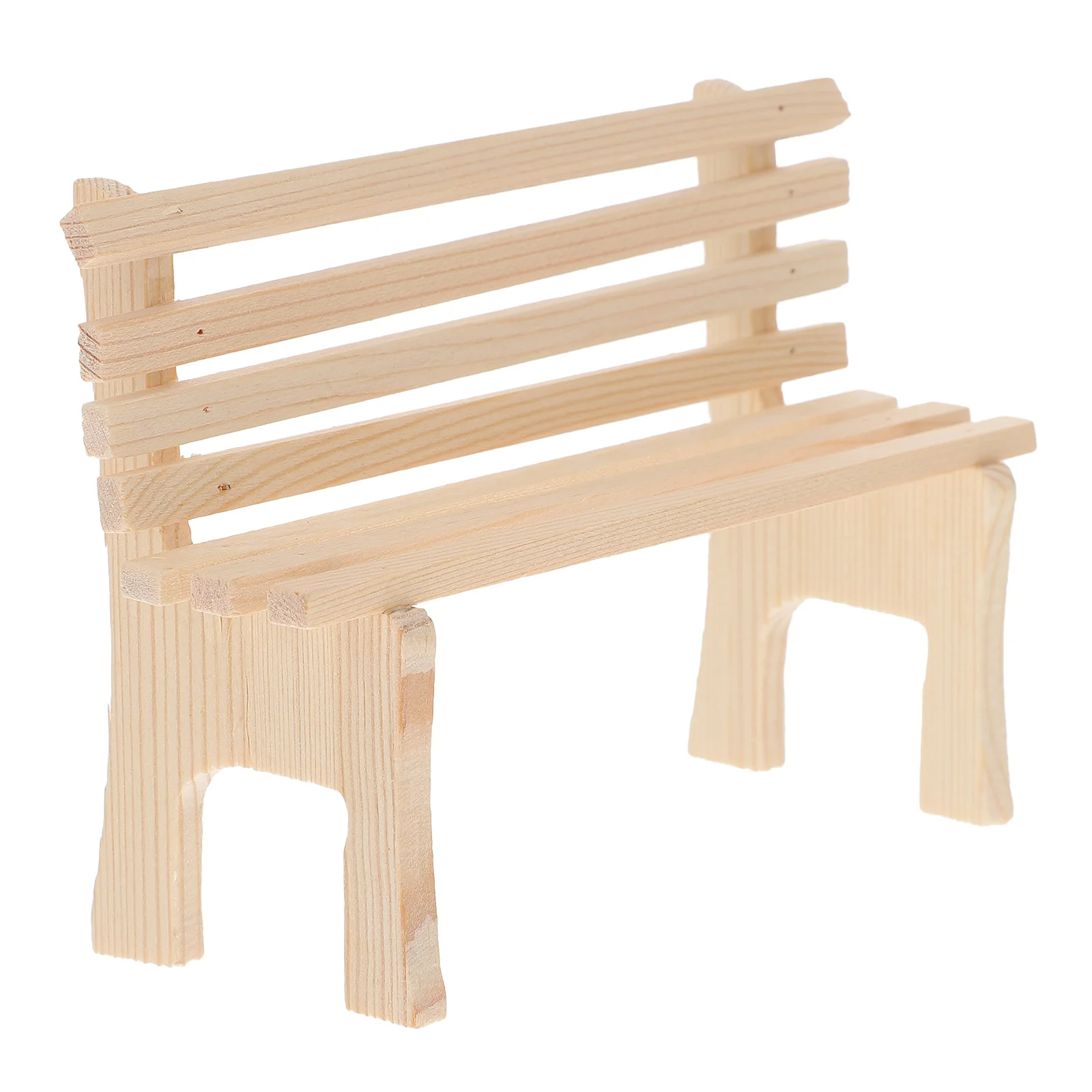 

Mini Bench Miniature Model Wooden Garden Fairy Dollhouse Furniture Accessory Benches Outdoor