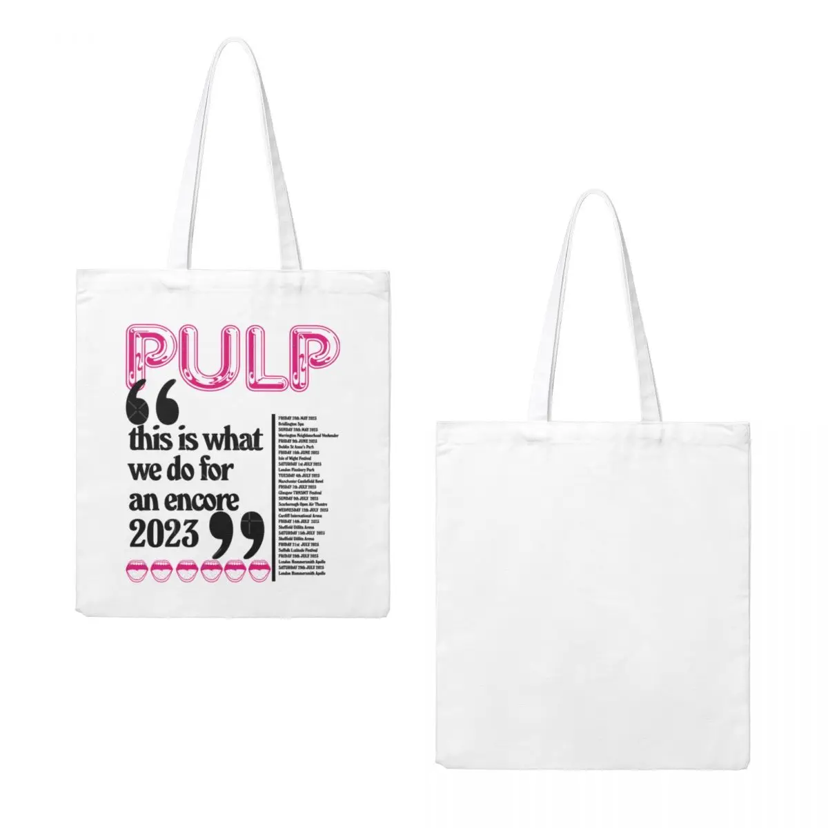 Pulp Tour 2023 Jarvis Cocker Britpop Sheffield портативные сумки для покупок обеда подарки женщин