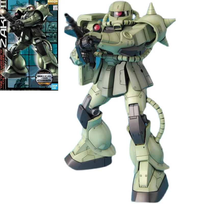 

Bandai Genuine Assembled Model Kit MG 1/100 MS-06F/J Zaku Ⅱ One Year War Gundam Gunpla Anime Action Figure Gift Toy For Children