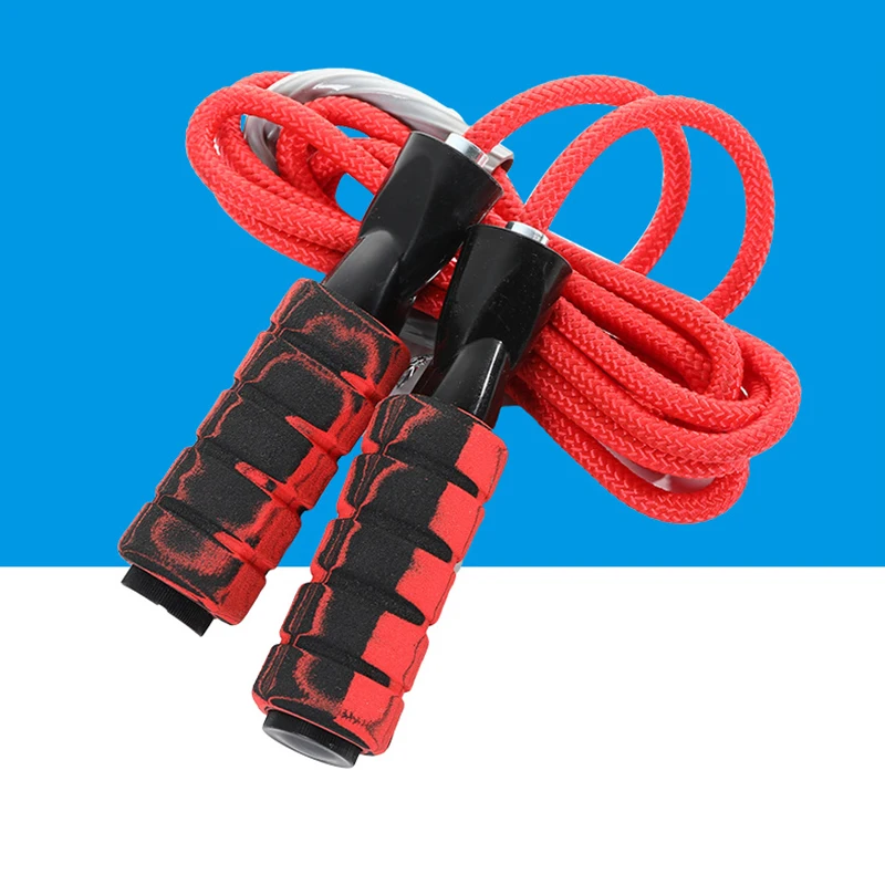 

Jump Rope Cotton Adjustable Non Slip Grid Wear Resistant Adult And Children Athletic Fitness