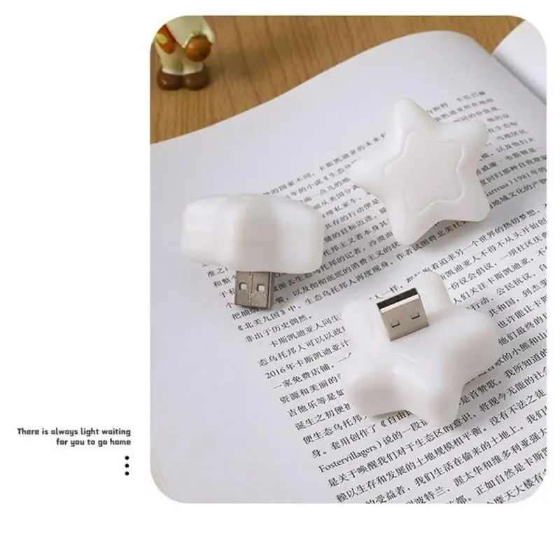 Светодиодный ночной Светильник Mini USB беспроводная подзарядка прикроватная лампа