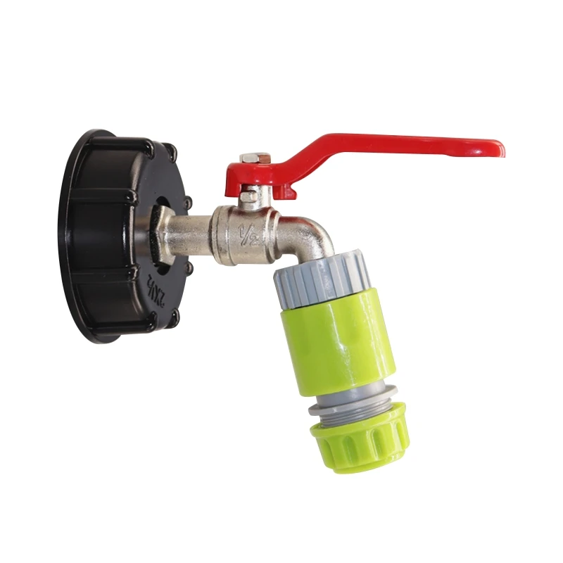 

IBC тонный цилиндрический фитинг, тонкий цилиндрический латунный кран 1/2 дюйма, смеситель для ниппеля для Va