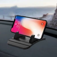 non slip car phone holder universal auto stand dashboard pad anti slide stable silicone gps bracket auto stand for iphone 13