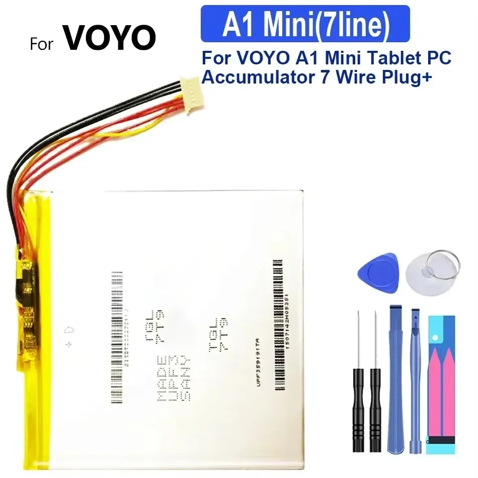 Аккумулятор большой емкости 5000 мАч-6500 мАч для портативных аккумуляторов VOYO A1 Mini I8