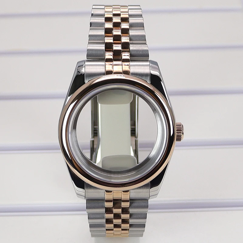 FENYA 40 мм 36 модный корпус для часов с сапфировым ремешком Oyster Seiko Nh35 Nh36 Nh34/38 Miyota 8215