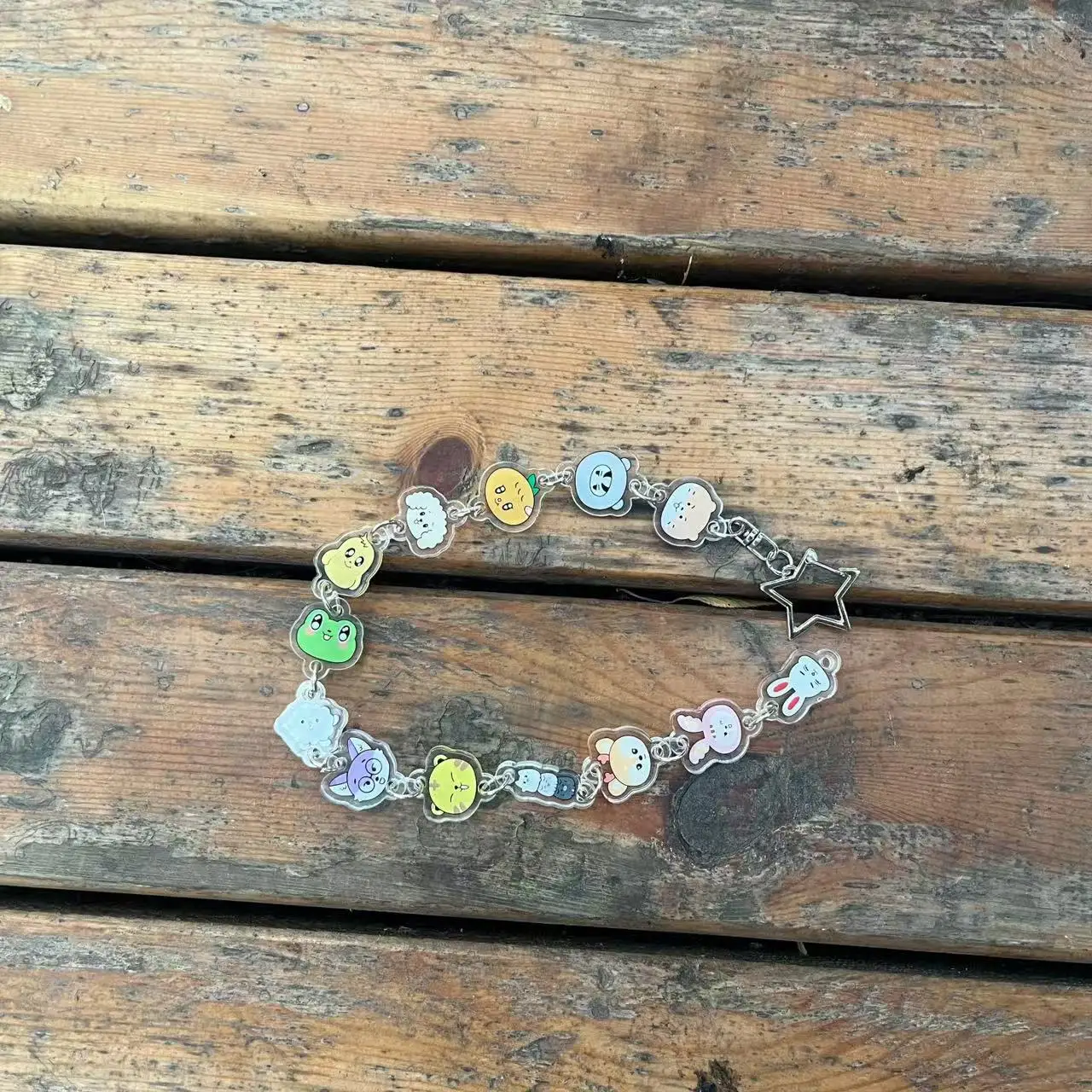 Kpop Idol 17 акриловый брелок с подвесками минимальный абсолютный милый мультяшный