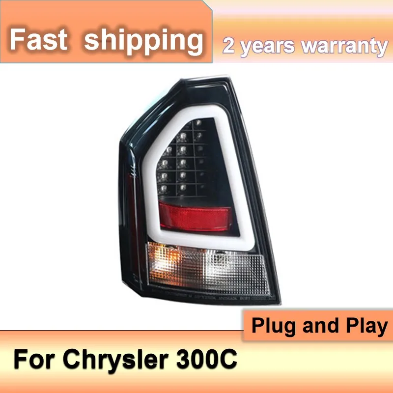 

Car Styling for Chrysler 300C Rear Lights Taillights 2005-2010 300C Tail Light LED Dynamic Turn Signal DRL Reversing light