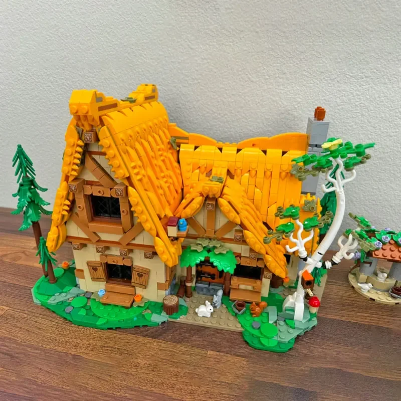 2024 совместимый строительный блок дом карликов принцессы принца 43242 DIY Модель