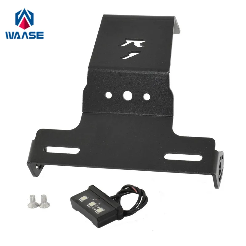 

Waase для Yamaha YZF R1 2004 2005 2006 2007 2008 2009 2010 2011 2012 2013 2014 рамка держателя номерного знака со светодиодной подсветкой