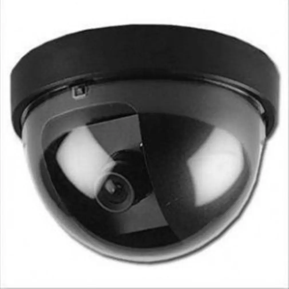 

Fake Dummy Camera Dome Indoor Outdoor Simulation Camera Home Security Surveillance Simulated Camera Red LED Flashing Light Cam
