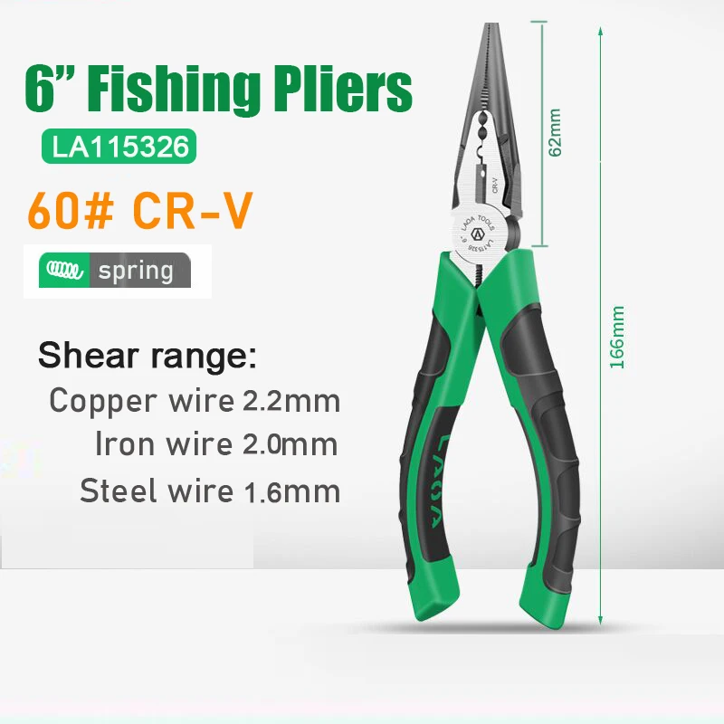 

Набор Многофункциональных Плоскогубцев LAOA Из Материала CR-V — Диагональные Кусачки С Плоским Носом И Длинным Носом С Пружин...