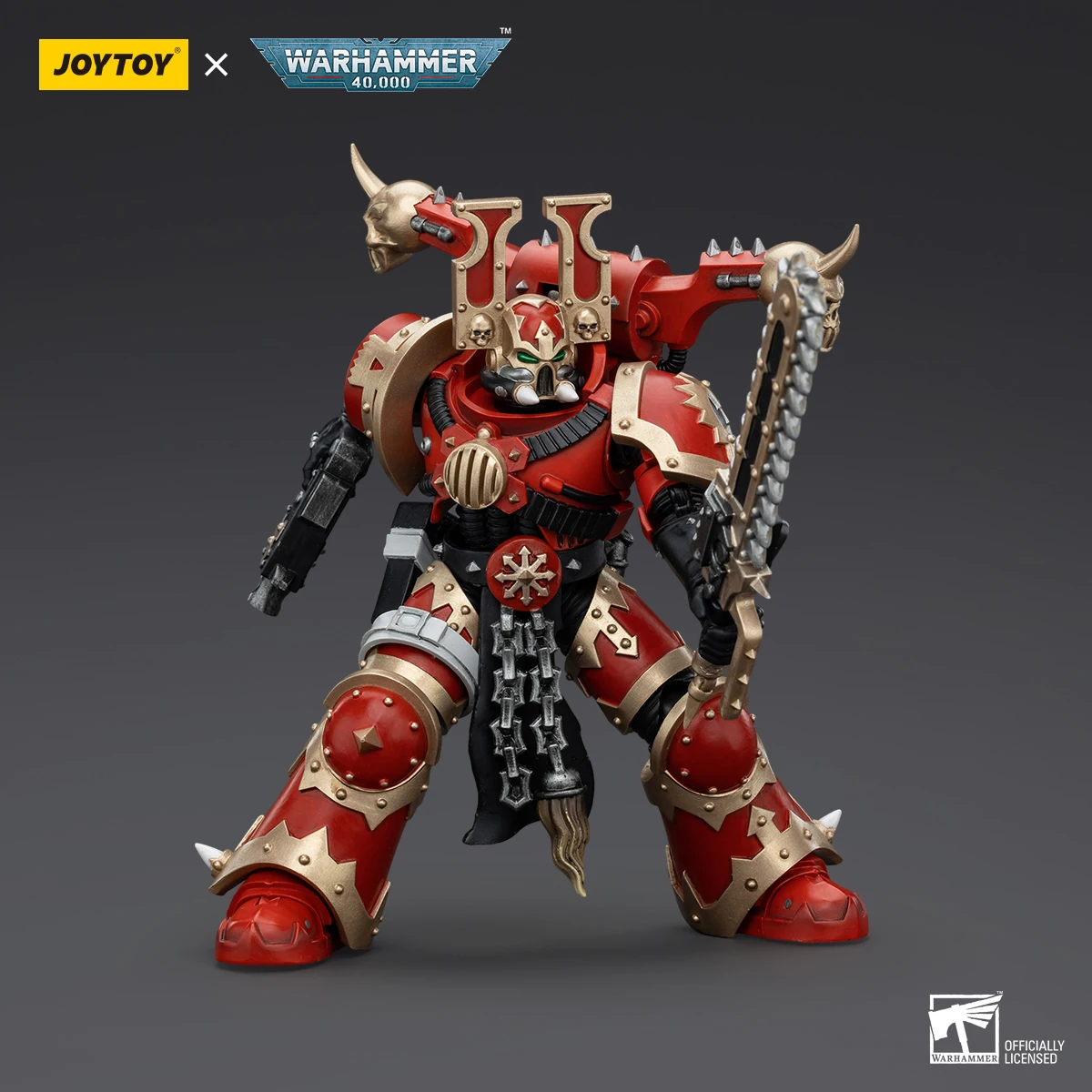JOYTOY Warhammer 40k 1/18 Фигурка World Eaters Khorne Berzerker Суставная подвижная фигурка Коллекция