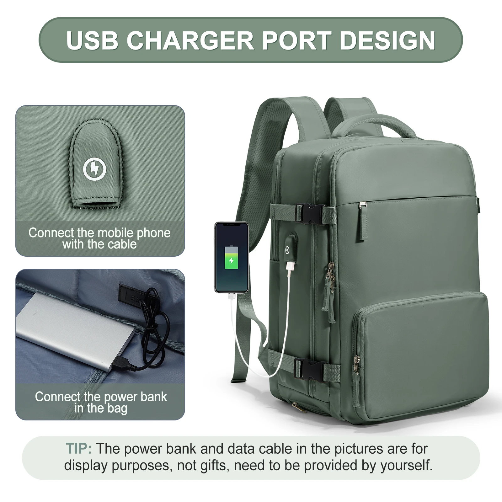 Дорожный рюкзак для ручной клади водонепроницаемый мужчин и женщин