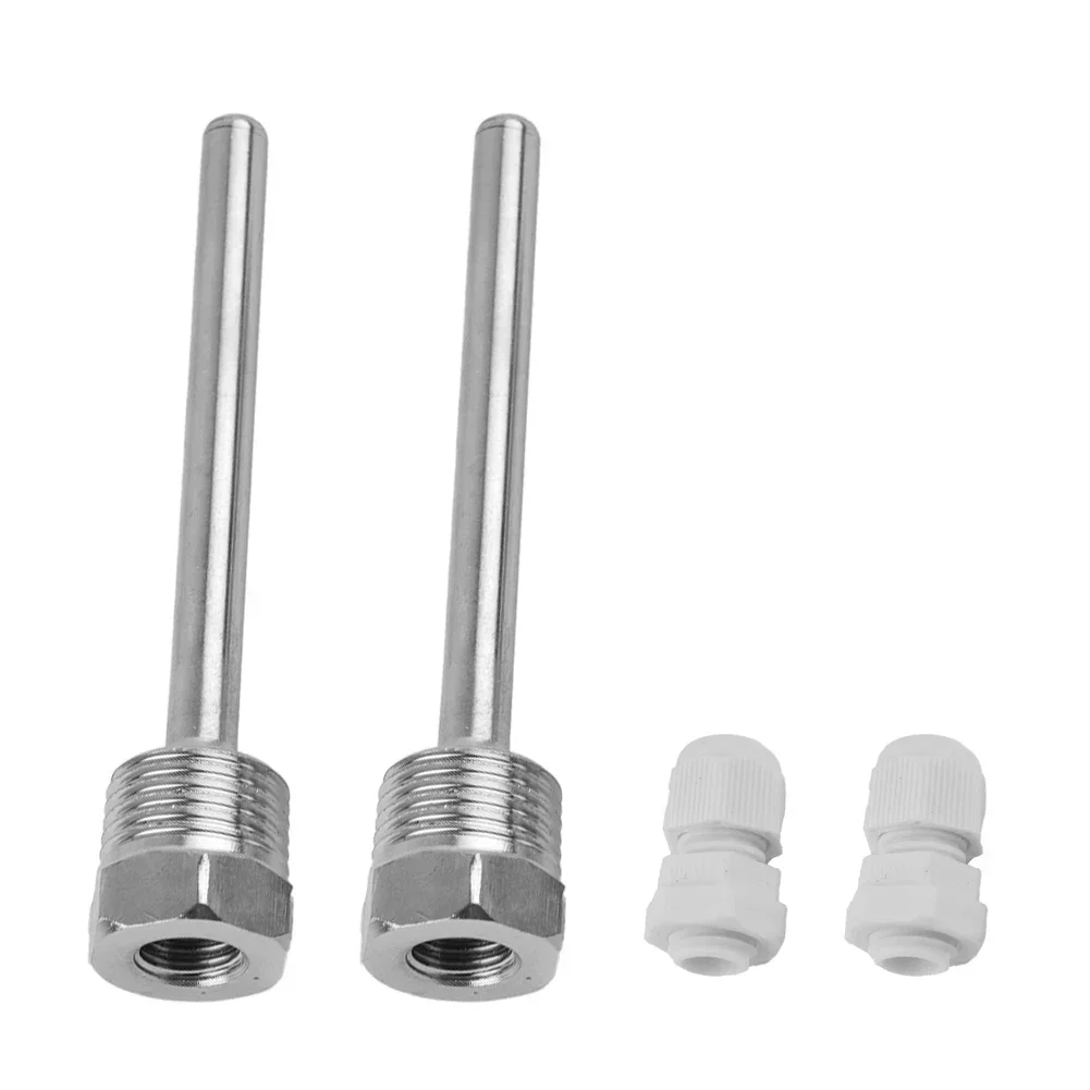 2 шт. 30-300 мм термогильза из нержавеющей стали резьба G 1/2 дюйма макс. Давление PN40