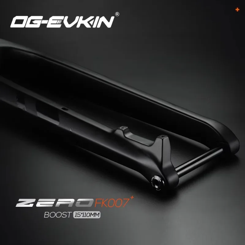Фото OG‑EVKIN FK‑007 Карбоновая жесткая вилка для горного велосипеда 29er BOOST, сквозная ось 15x110 мм, конический шток 1‑1/8‑1‑1/2