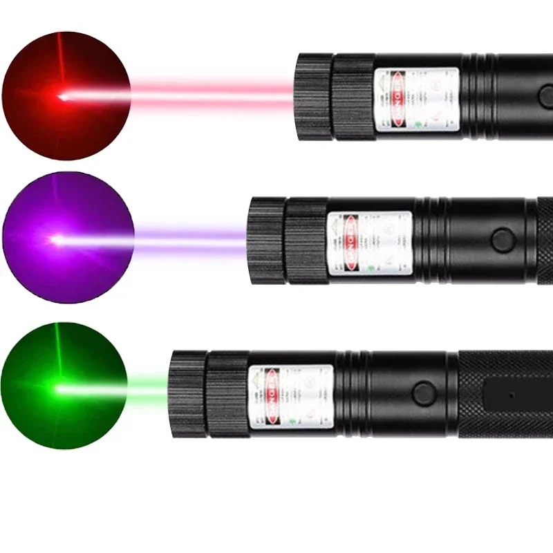 

8000M (Battery-free) Lightweight Green Laser Pointer Red Laser Sight High Power Device Can Focus Burning Hunting Tactical Laser