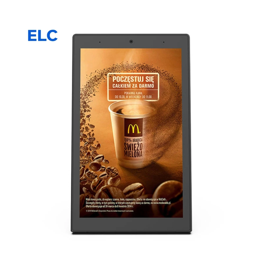 L-образный 10-дюймовый планшет Digital Signage RK3288 Android Touch USB RJ45 с портом Wi-Fi