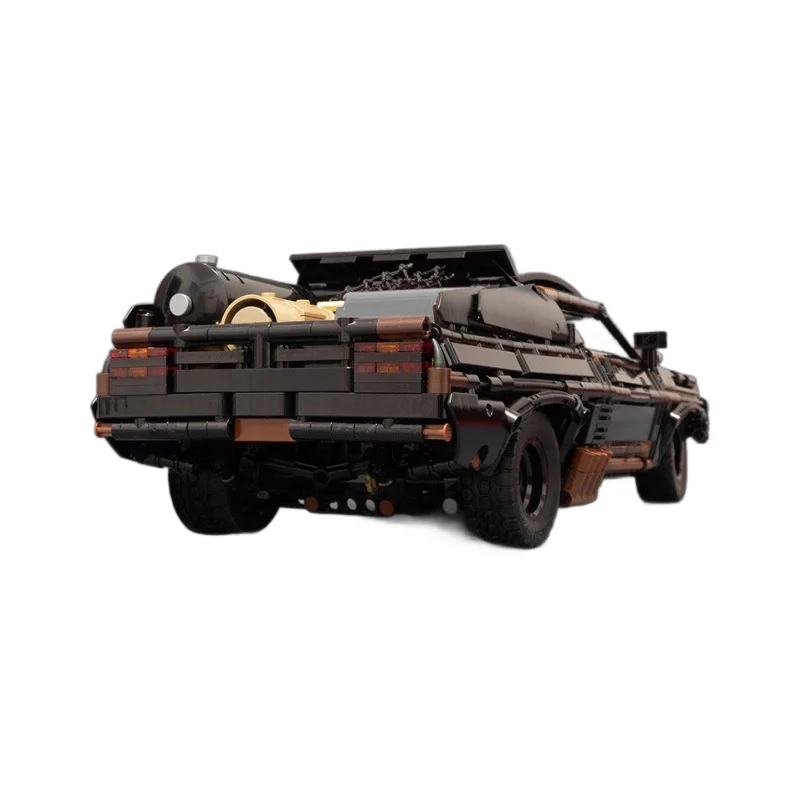 Классический Max Mad черный перехватчик мышечный автомобиль модель суперкара