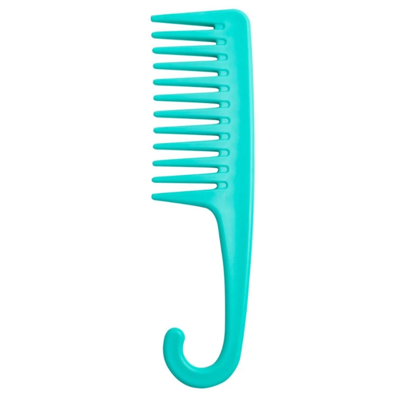 

Wide Tooth Comb Shower Combs for Women Apply to For Curly Wet Dry Thick Hair Untangles Curved Hook Brushes Reduce Hair Loss Comb