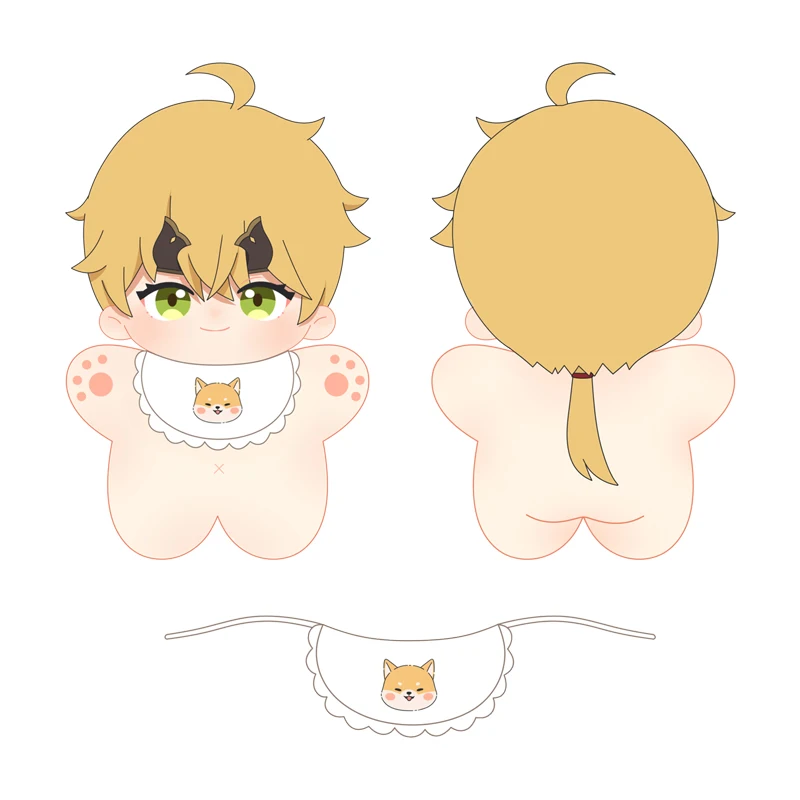 Genshin Impact Thoma Косплей Милая хлопковая кукла в виде морской звезды Подвеска