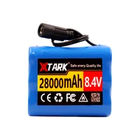 new 8 4v 28000mah 18650 li ion battery 7 4v 28ah li ion rechargeable battery pack for bicycle lights or headlights