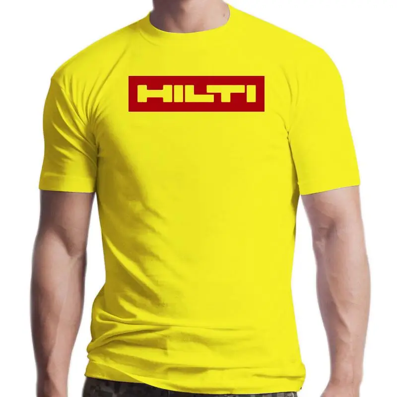 

Новинка, Мужская футболка с логотипом s Hilti, футболка с логотипом, классические топы, забавная футболка, новинка, женская футболка